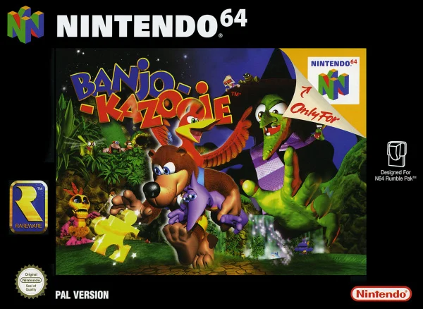 banjo kazooie box cover