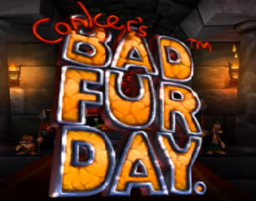 conker bad fur day n64