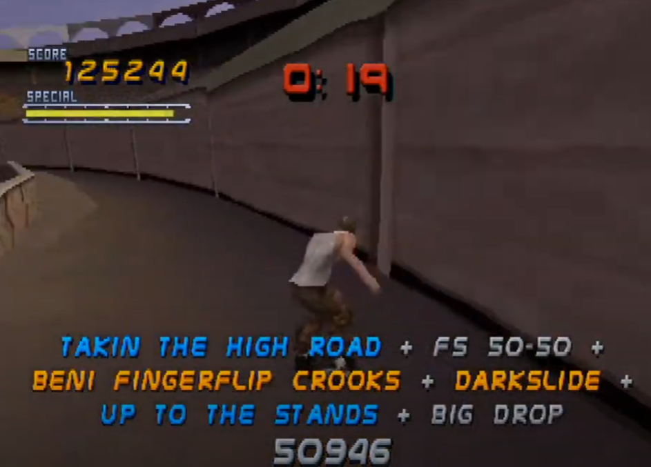 tony hawk 2 combo