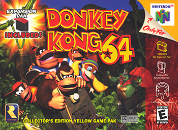 donkey kong 64 box cover